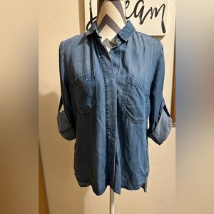 Cloth & Stone Denim Button Down Shirt